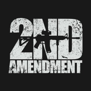 2nd Amendment with Rifle T-Shirt