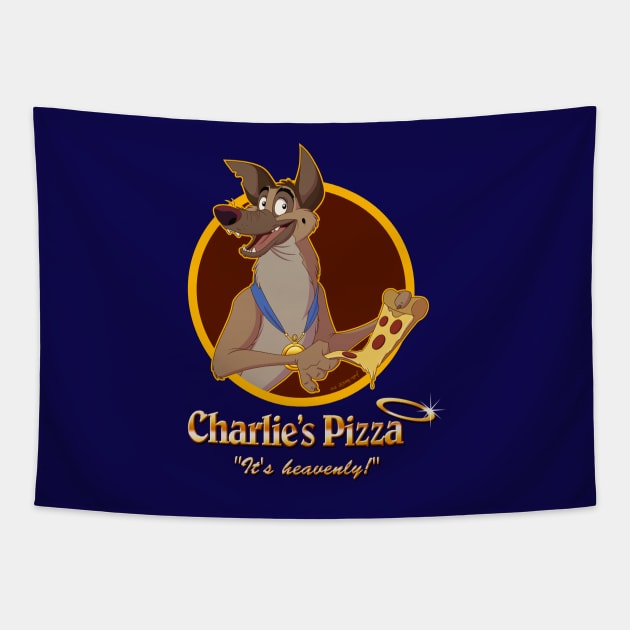 Charlie's Pizza Tapestry by JulianWilbury