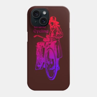 Cycling Woman T-shirt Phone Case