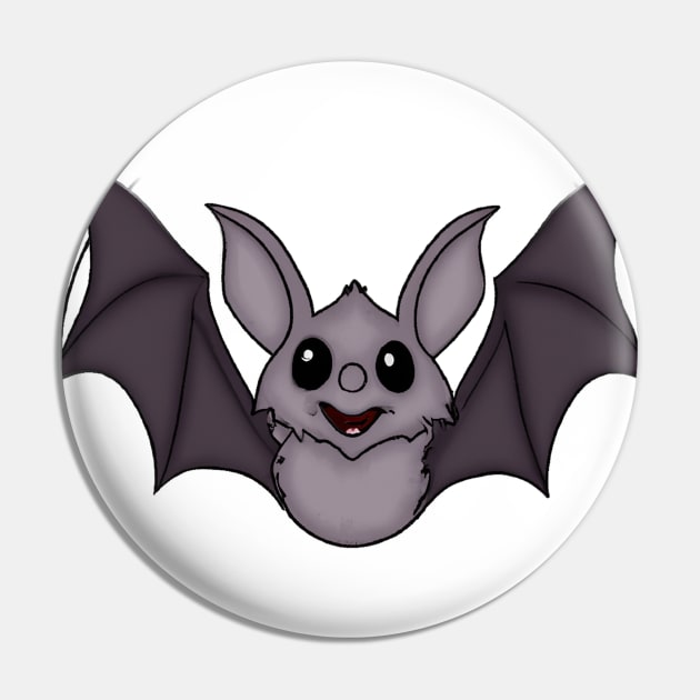 Cute Bat Drawing Pin by Play Zoo