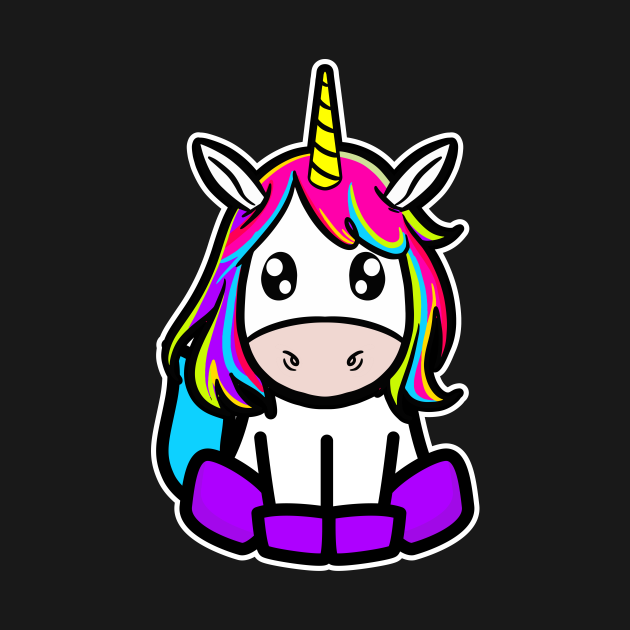 Disover Kawaii Unicorn - Kawaii Unicorn - T-Shirt