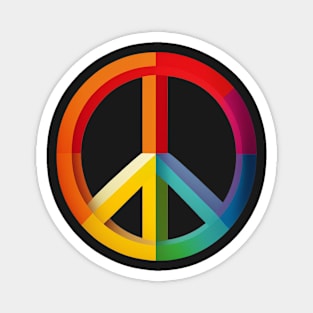 Peace Rainbow Magnet