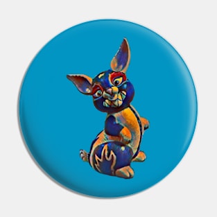 Wrestle Bunny Pin