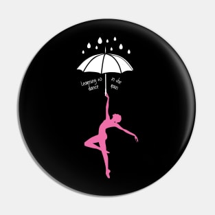 'Learning To Dance In The Rain' Autism Awareness Shirt Pin