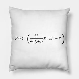 Noether Conserved Current - Quantum Field Theory Pillow