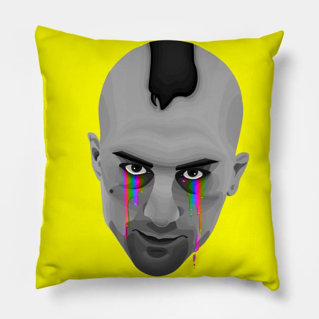 Travis Bickle Pillow by cartoonist