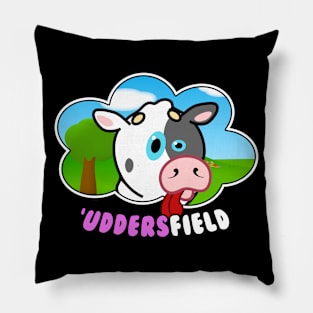 Uddersfield silly face Pillow