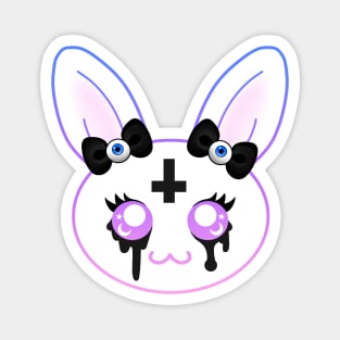 Pastel Goth Bun Magnet