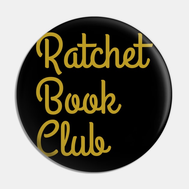 Ratchet Book Club Logo Shirt Pin by Single_Simulcast