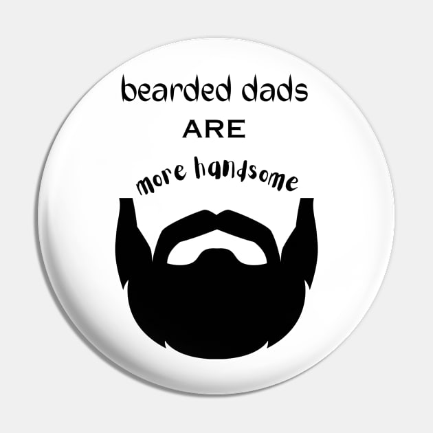 BEARDY DADDY Pin by Profound Prints