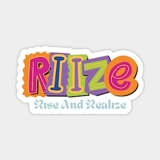 RIIZE Rise and Realize Magnet