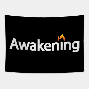 Awakening spiritual fun design Tapestry