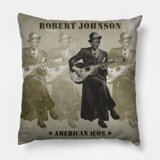 Robert Johnson - American Icon Pillow