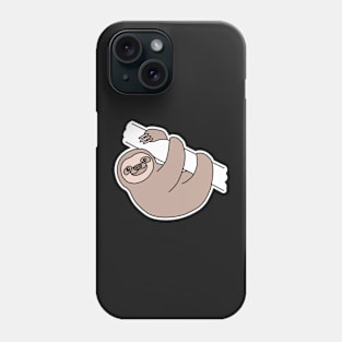 Sloth in cute Korean style Phone Case