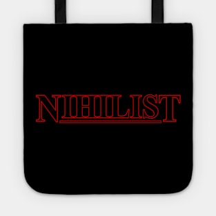 Nihilist Stranger Things Logo Design Tote