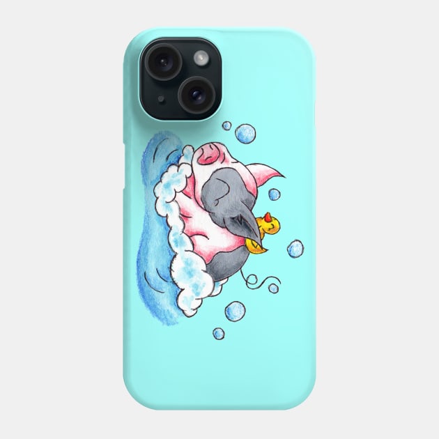 Bath Time! Phone Case by KristenOKeefeArt