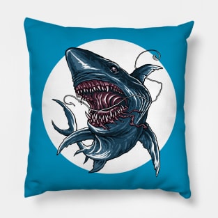 Shark blue Pillow