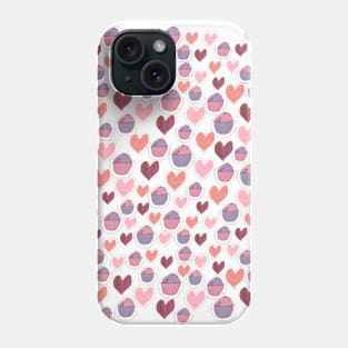 Hearts and Cakes Phone Case