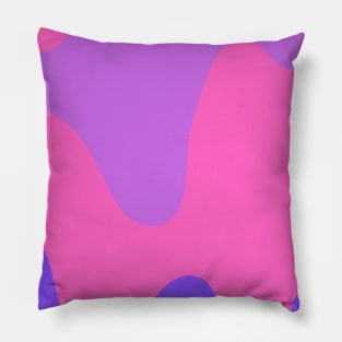 Abstract purple and pink swirl pattern Pillow