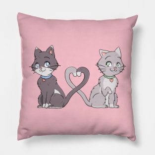 Cat Couple lover Pillow