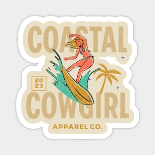 Coastal Cowgirl Apparel Co. Surfing in the Summertime Magnet