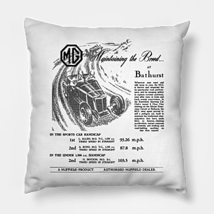 MG TC - advert Pillow