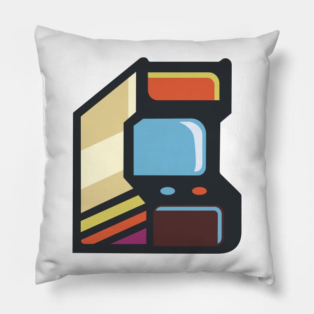 Retro Gaming Machine Pillow by LeCouleur