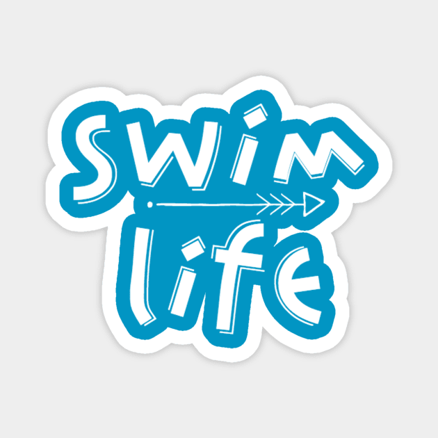 Swim Life Magnet by SuburbanMom