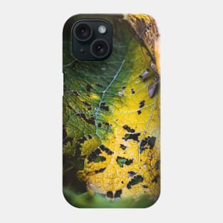 Leaf Consumption. Nature Photography Phone Case