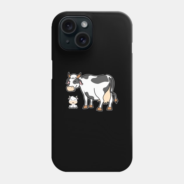 Baby Cow Cute Phone Case by Imutobi