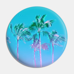 Pastel Palm Trees Pin