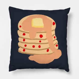 Strawberry Buttered Pancakes Pillow