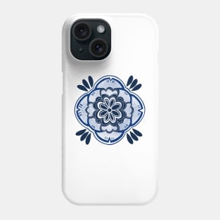 Blue and white florally Phone Case