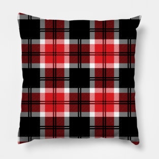 Buffalo Plaid Vintage Christmas Pattern Pillow