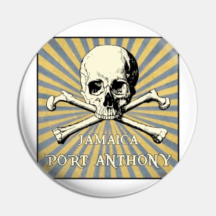 Ports of the Caribbean Pirates - Port Anthony, Jamaica (Blue) Pin