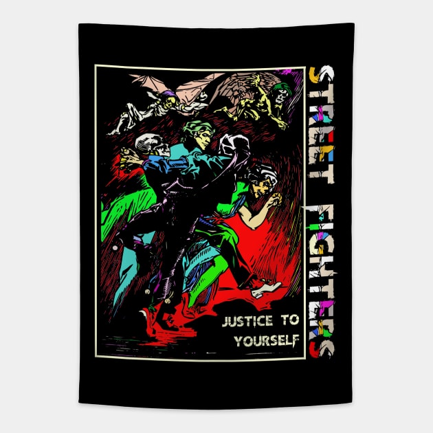 Street Fighters Tapestry by black8elise