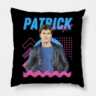 Patrick swayze***original retro Pillow