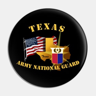 Texas - ARNG w Flag Pin