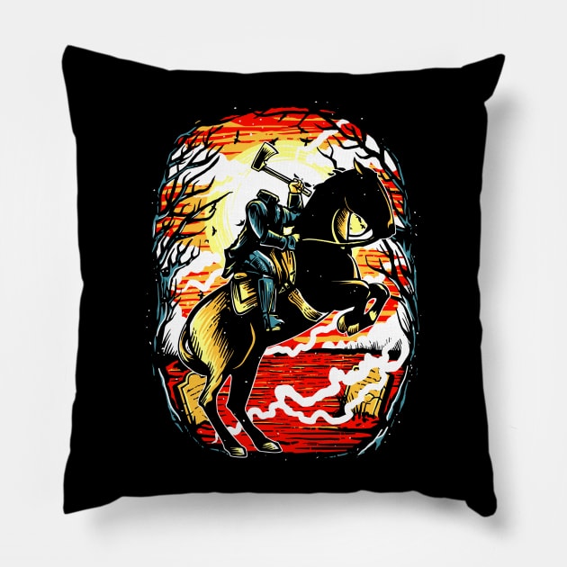 Headless Horseman Pillow by drewbacca