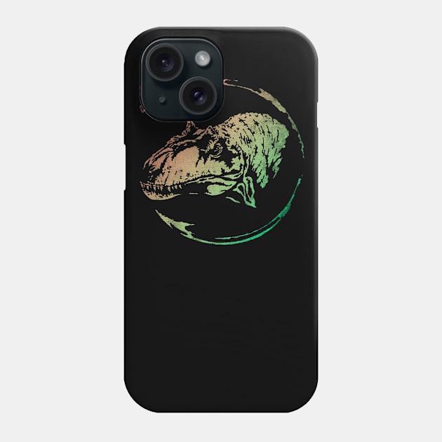 Allosaurus Jurassic Dinosaur Vintage Phone Case by Adult LGBTQ+ and Sexy Stuff