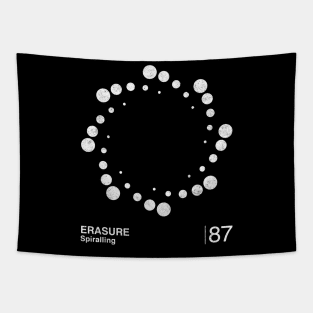 Spiralling / Minimalist Graphic Artwork Design T-Shirt Tapestry