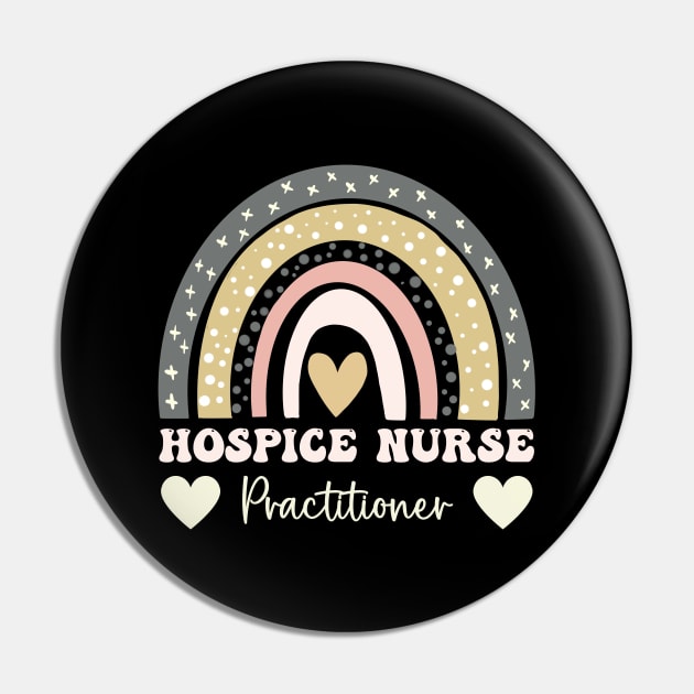 Funny Hospice Nurse Registered Nurse Practitioner Pin by Printopedy