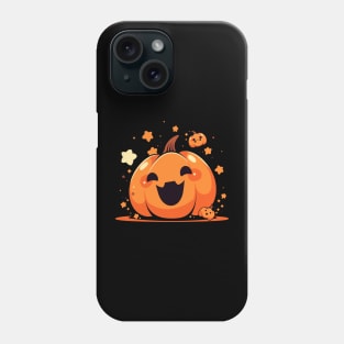 Kawaii Pumpkin Anime Cottagecore Men Kids Women Halloween Phone Case