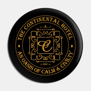 The Continental Hotel Pin