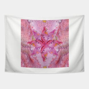 Abstract Digital Art in Pink Tones Tapestry