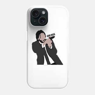 John Wick Painting Phone Case