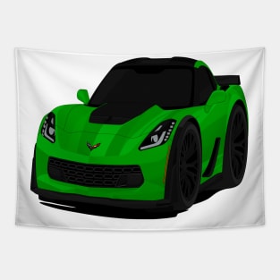 Z06 GREEN Tapestry