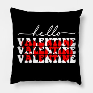 Hello Valentine | Happy Valentine Day 2024 Pillow