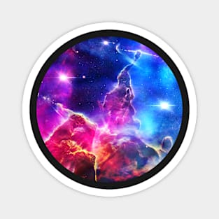 Galaxy Cosmos Space Astro Art Astrophotography Universe Stars Nebula Colorful Art Poster Magnet