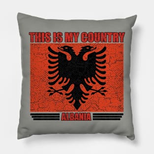 Retro Vintage Albania Pillow